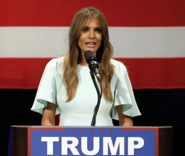 Slavic desire for spontaneity combined with American obsession with telepromptism proved to be a disastrous combination for Melania Trump. Picture – TASR/AP