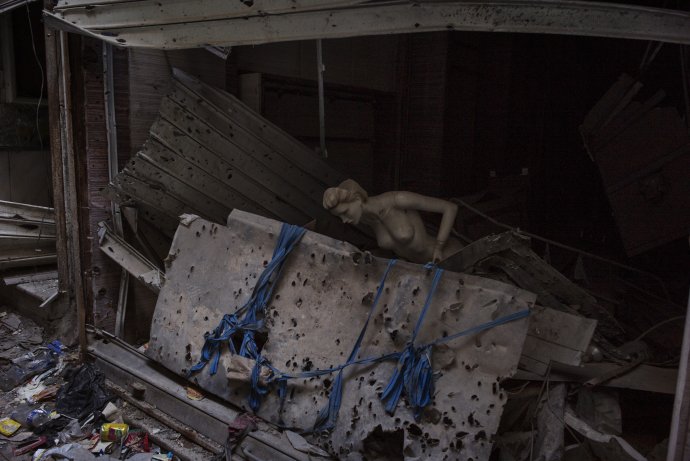Kedysi slávny súk v Aleppe. Foto - Lorenzo Tugnoli pre Washington Post