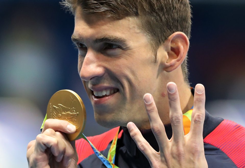 Phelps po štvrtej medaile v Riu. Foto - AP