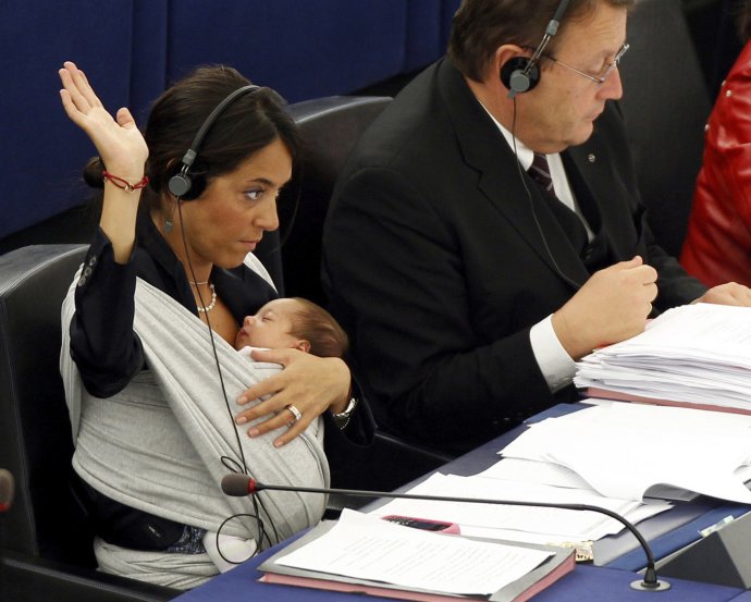 Talianska europoslankyňa Licia Ronzulliová. Foto – TASR/AP