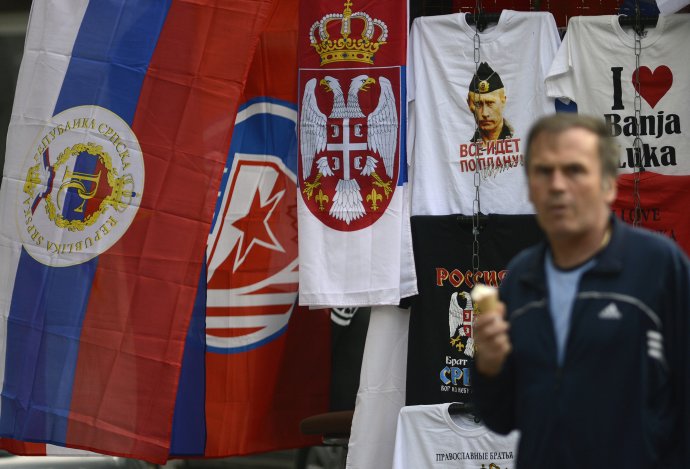 V Republike srbskej je Putin obľúbený. Foto – TASR/AP