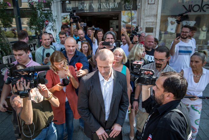 Riaditeľ zariadenia Čistý deň Peter Tománek. Foto N – Tomáš Benedikovič