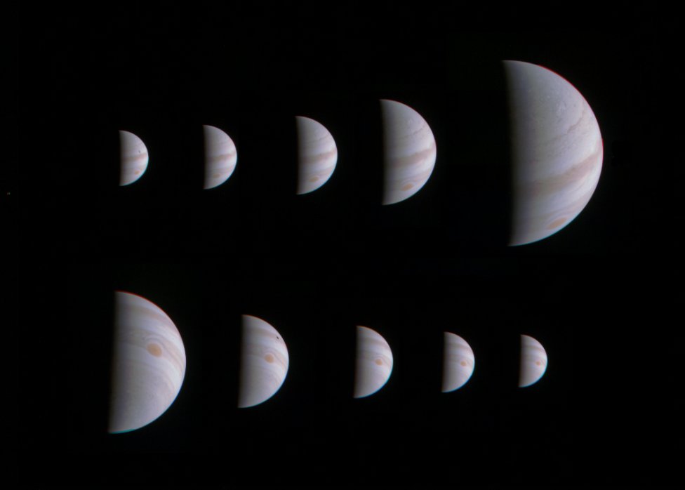 Zábery Jupitera z 27. augusta. Foto – NASA/JPL-Caltech/SwRI/MSSS