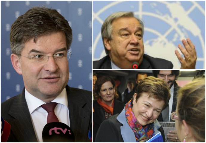 Lajčák, Guterres a Georgievová. Mená, o ktorých sa pri hľadaní šéfa OSN hovorí najviac. Foto – TASR/AP