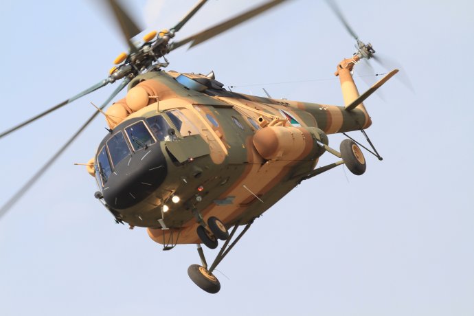 Slovenská štátna firma získala pred dvoma rokmi lukratívnu zákazku na opravu moderných vrtuľníkov Mi-17V-5 pre Afganistan. Foto – Russian Helicopters