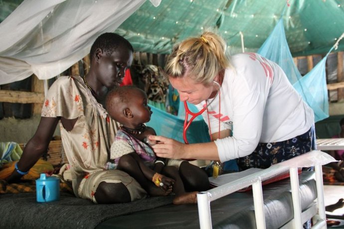 V Južnom Sudáne. Foto – Lekári bez hraníc/Jacob Kuehn