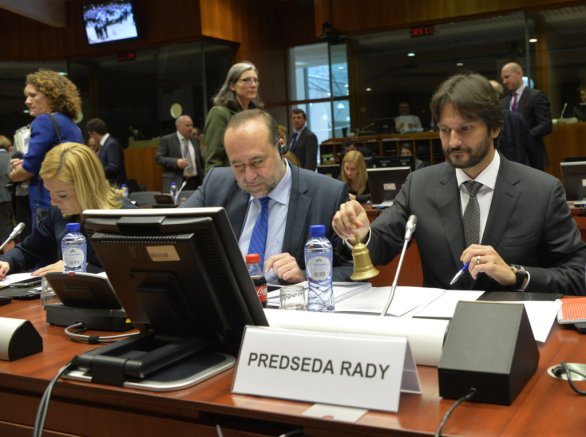Robert Kaliňák v Bruseli zastupoval slovenské predsedníctvo v EÚ. FOTO – TASR/AP