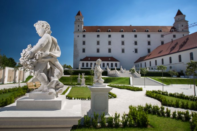 Baroková záhrad na Bratislavskom hrade. foto N – Tomáš Benedikovič