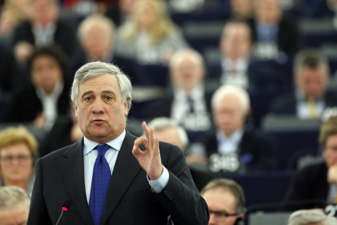Nový predseda Európskeho parlamentu Antonio Tajani. Foto – TASR/AP