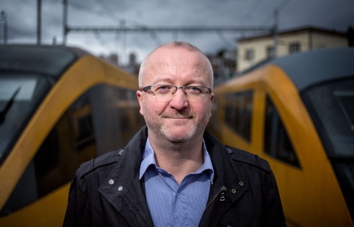 Český podnikateľ Radim Jančura je muž, ktorý priniesol konkurenciu na slovenskú železnicu. Foto N – Tomáš Benedikovič
