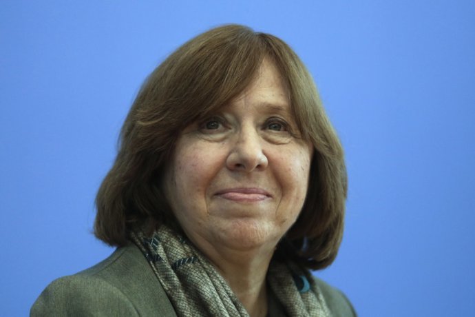 Bieloruská spisovateľka Svetlana Alexijevič. Foto – TASR/AP