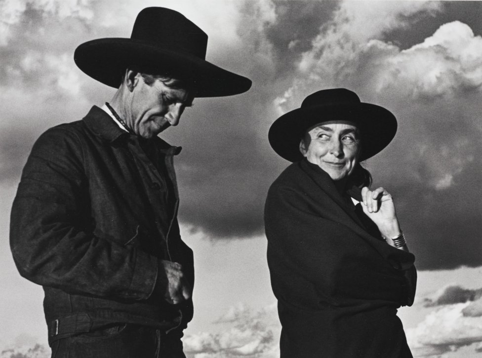 Georgia O’Keeffe a Orville Cox. Foto - Ansel Adams