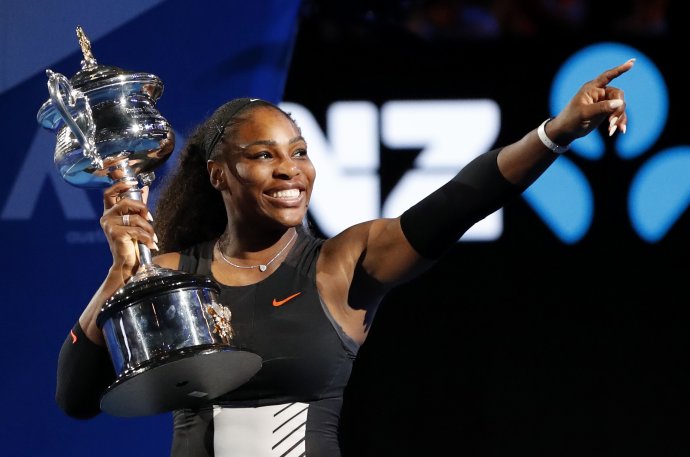 Víťazka Australian Open 2017 Serena Williamsová. Foto – TASR/AP