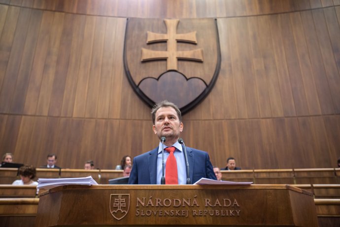 Igor Matovič už v pozícii premiéra nepovažuje plagiát za taký veľký problém, aby odstúpil. Foto N - Tomáš Benedikovič