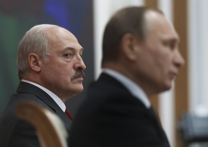 Alexander Lukašenko a Vladimir Putin. Foto – TASR/AP