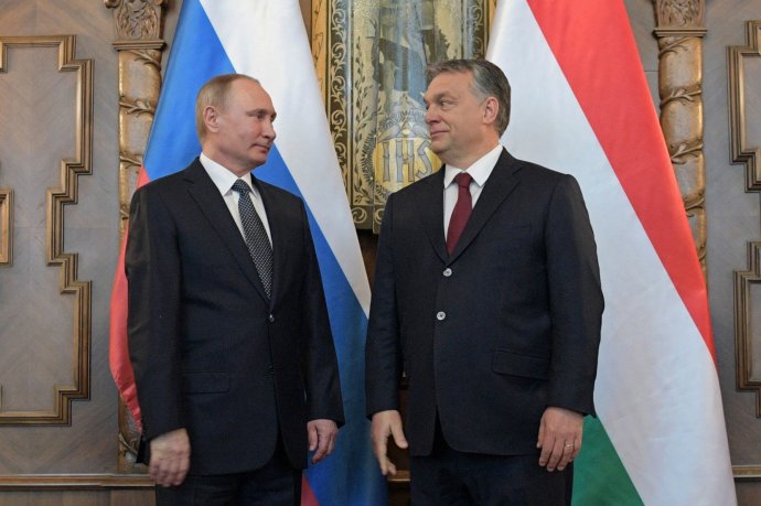 Putin a Orbán v Budapešti v roku 2017. Foto – TASR/AP