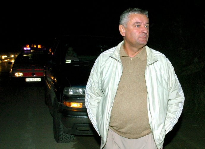 Ján Slota po dopravnej nehode v roku 2004. Foto – TASR