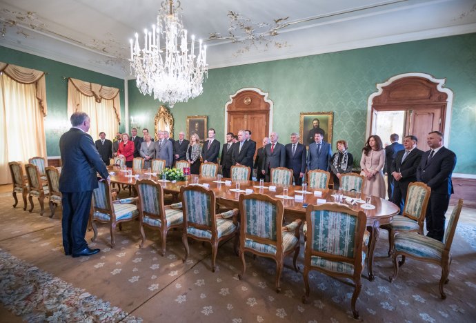 Prezident Kiska na stretnutí s ústavnými právnikmi. Foto N – Tomáš Benedikovič