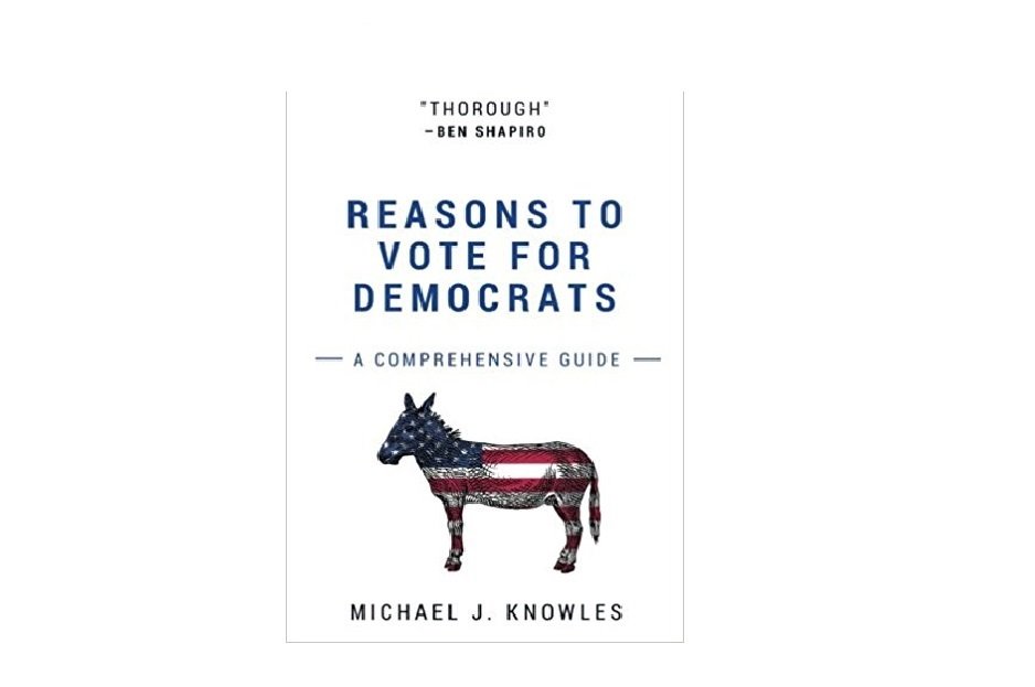 Kniha Reasons to Vote for Democrats: A Comprehensive Guide. Foto - Amazon