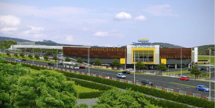 Pripravované nákupné centrum Terminal.