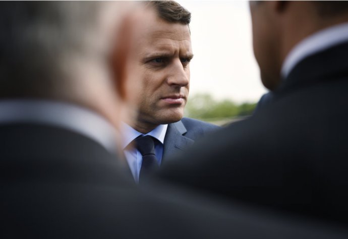 Emmanuel Macron ja. FOTO - AP