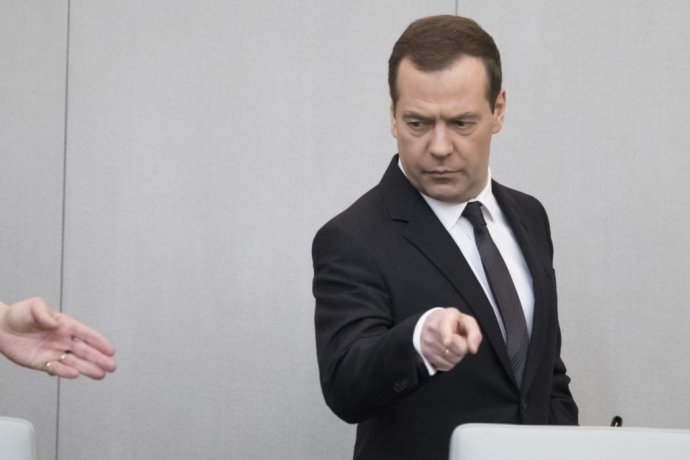 Ruský premiér Dmitrij Medvedev. Foto – TASR/AP