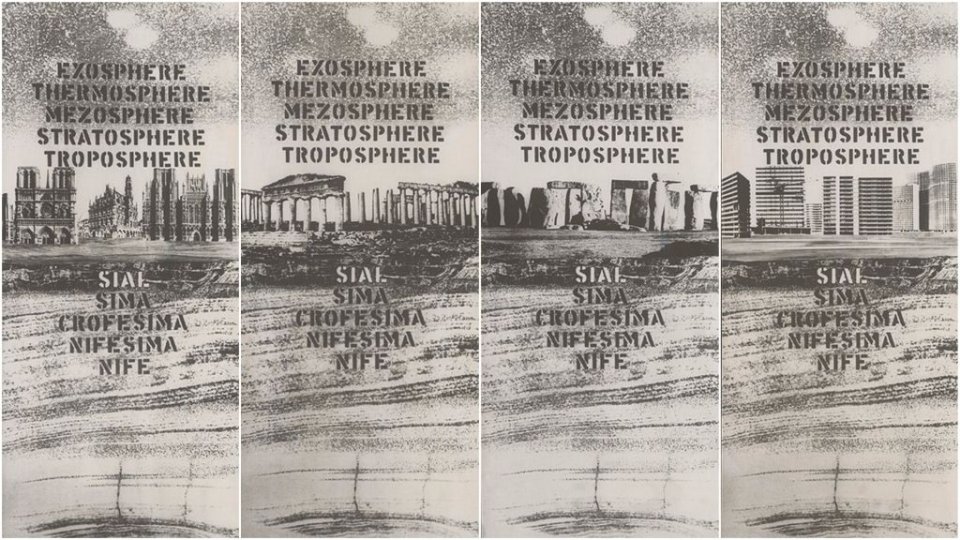 Rudolf Sikora: Zem sa nesmie stať mŕtvou planétou. Fotokoláž, 1972. SNG
