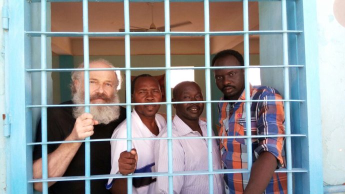 Petr Jašek v sudánskej väznici. Foto – archív P. J.