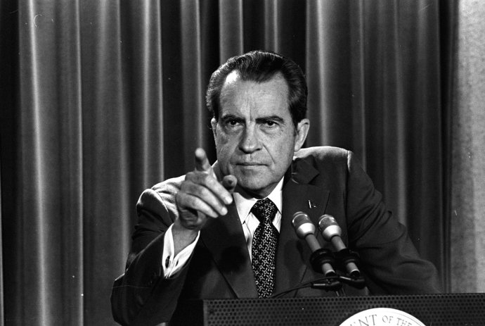 Richard Nixon rezignoval v auguste 1974 ako jediný americký prezident v dejinách. Foto - tasr/ap