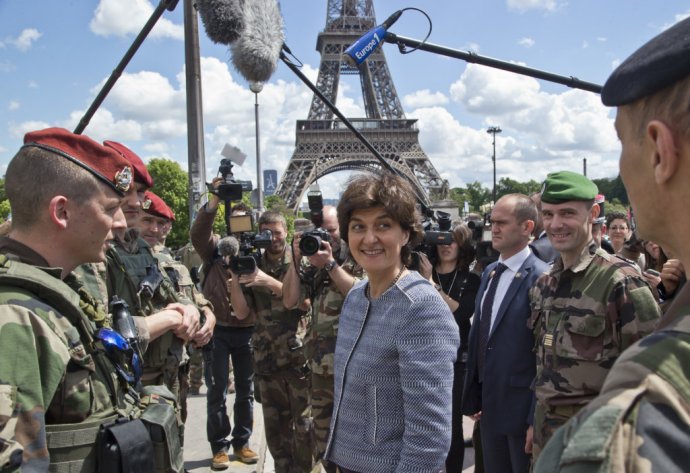 Francúzska ministerka obrany Sylvie Goulardová. Foto - TASR/AP