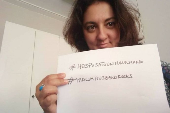 Talianska novinárka Silvia Battagliová spustila kampaň proti islamofóbii. Foto – Twitter
