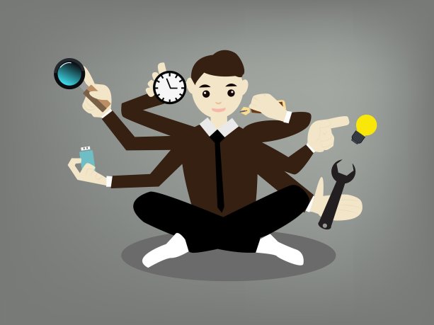Napriek zlej povesti môže byť multitasking dobrá vec – z hľadiska pracovného i vzdelávacieho. Ilustrácia – pixabay/SerenaWong