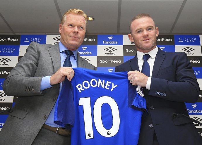 Wayne Rooney sa po trinástich rokoch vrátil do klubu, v ktorom vyrástol. Foto – TASR/AP