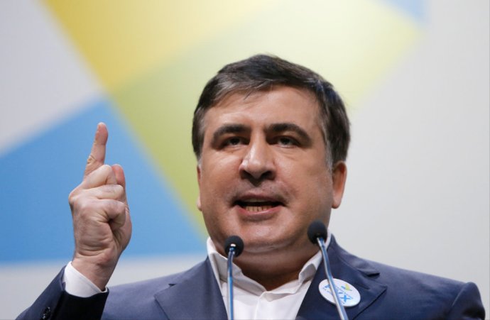 Bývalý gruzínsky prezident a guvernér ukrajinskej Odeskej oblasti Michail Saakašvili. foto – tasr/ap
