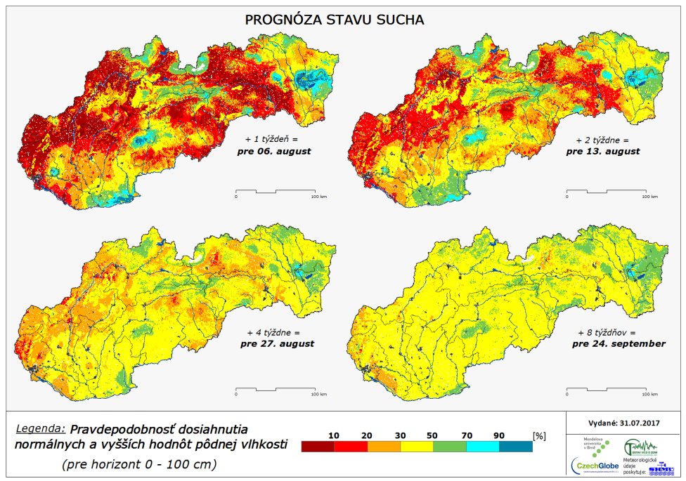 Predpoveď sucha do konca septembra. zdroj: intersucho.cz