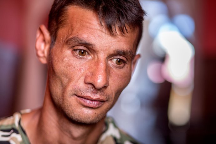 Milan Hudák, tvár zbitých Rómov z Moldavy a držiteľ ocenenia Biela vrana. Foto N - Tomáš Benedikovič