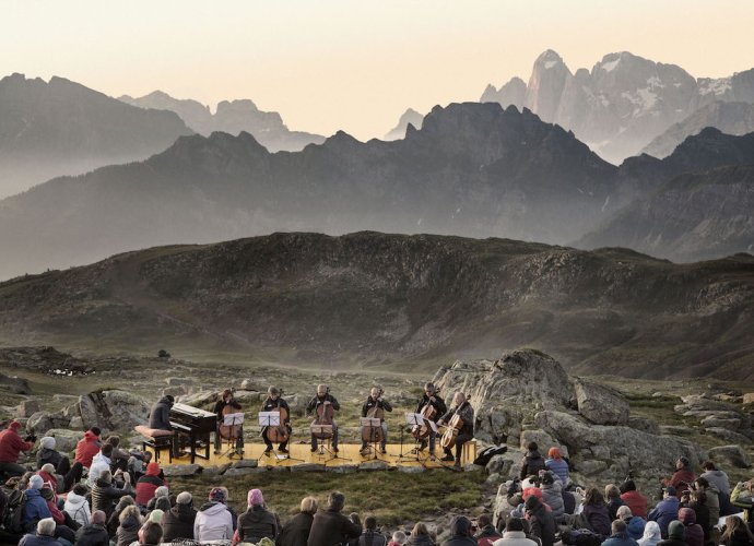 Organizátori Tatra Flowers sa inšpirovali podobnou akciou v talianskych Dolomitoch. Foto – Sound of the Dolomites