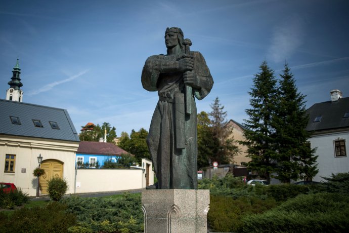 Pribina szobra Nyitrán. Fotó N - Tomáš Benedikovič