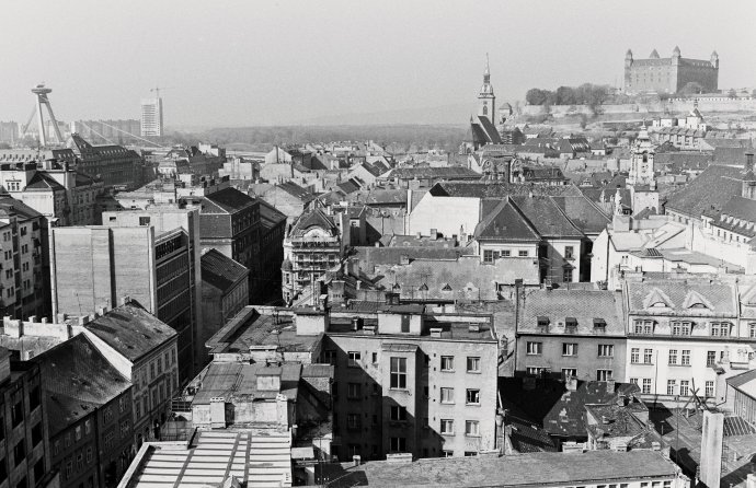 Bratislava v roku 1987. Foto – archív TASR