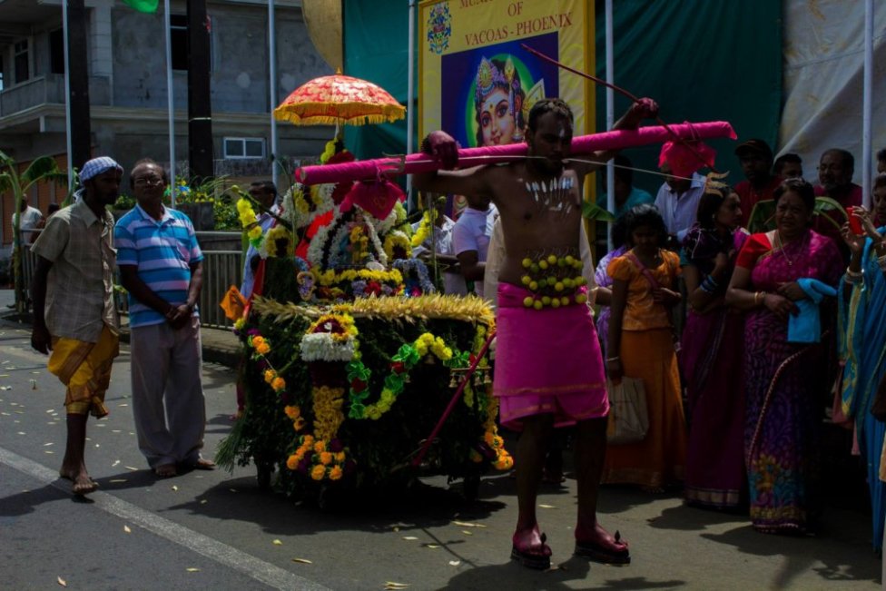 Festival Kavadi je tamilský extrémny rituál na oslavu boha Murugana. Foto – archív Petra Maňa