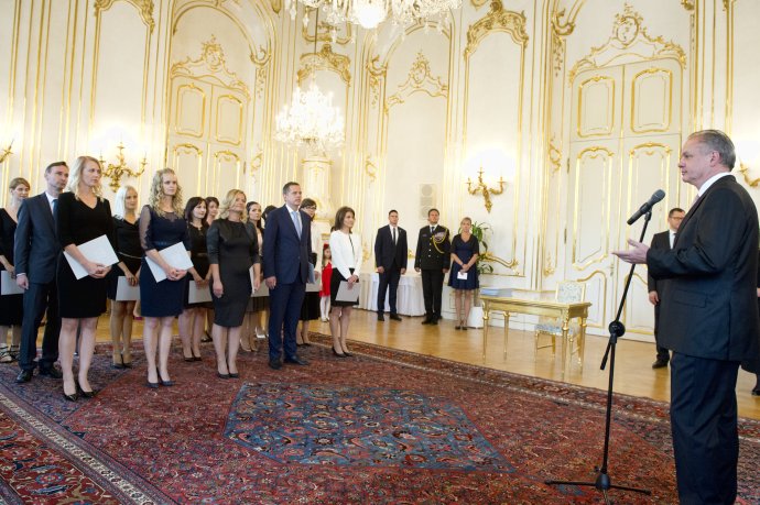 Posledné slovo pri menovaní sudcov má prezident Andrej Kiska. Foto – TASR
