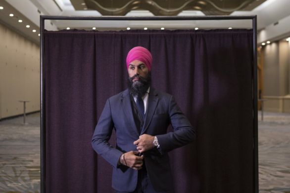 Tretia najsilnejšia kanadská strana verí, že jej nový líder Jagmeet Singh by mohol poraziť premiéra Justina Trudeaua. Foto – ap