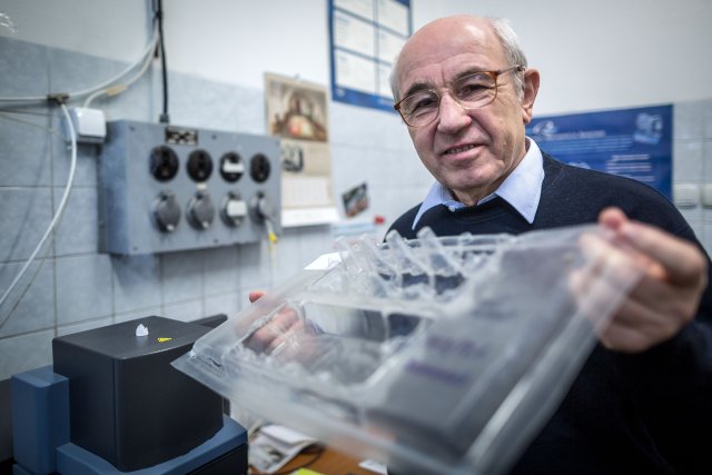 Ivan Chodák z Ústavu polymérov SAV. Foto N - Tomáš Benedikovič