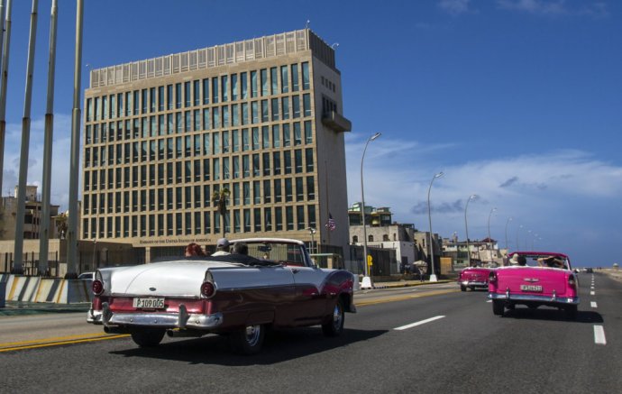 Budova americkej ambasády v Havane. Foto – TASR/AP