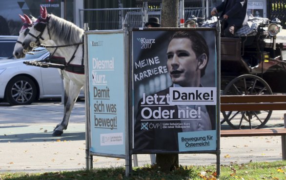 Nová hviezda rakúskej politiky. Sebastian Kurz. FOTO - AP