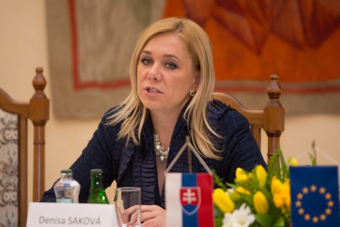 Ministerka vnútra Denisa Saková. Foto – TASR
