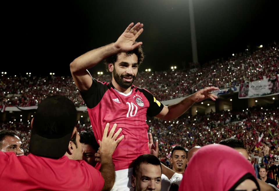 Mohamed Salah – hrdina egyptského futbalu. Foto – TASR/AP