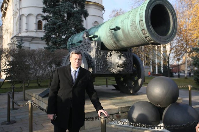 Andrej Danko pri dele Car-puška v Moskve. Foto – Facebook Andreja Danka