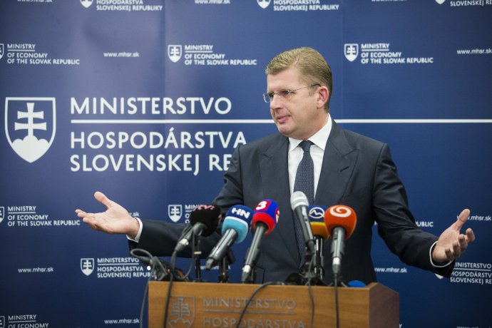 Minister hospodárstva Peter Žiga. Foto – TASR