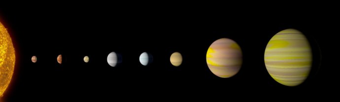 Planetárny systém Kepler-90 obsahuje –rovnako ako slnečná sústava – osem planét. Foto – NASA/Wendy Stenzel